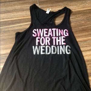 Work out tank for bride to be 💘